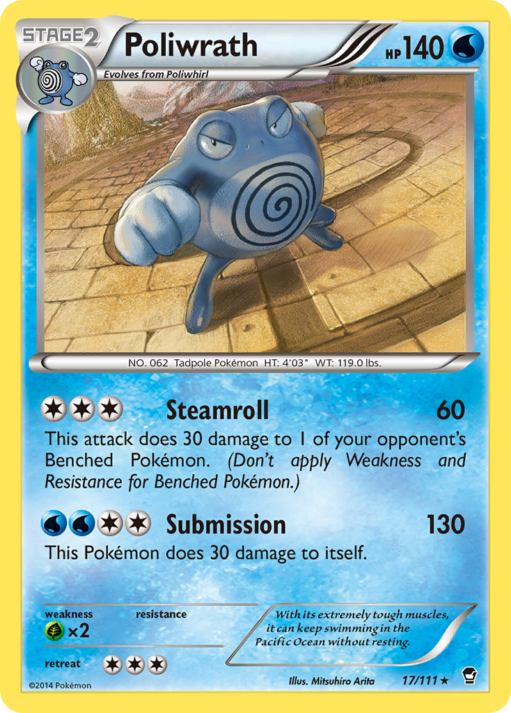 Poliwrath — Furious Fists #017 / 111