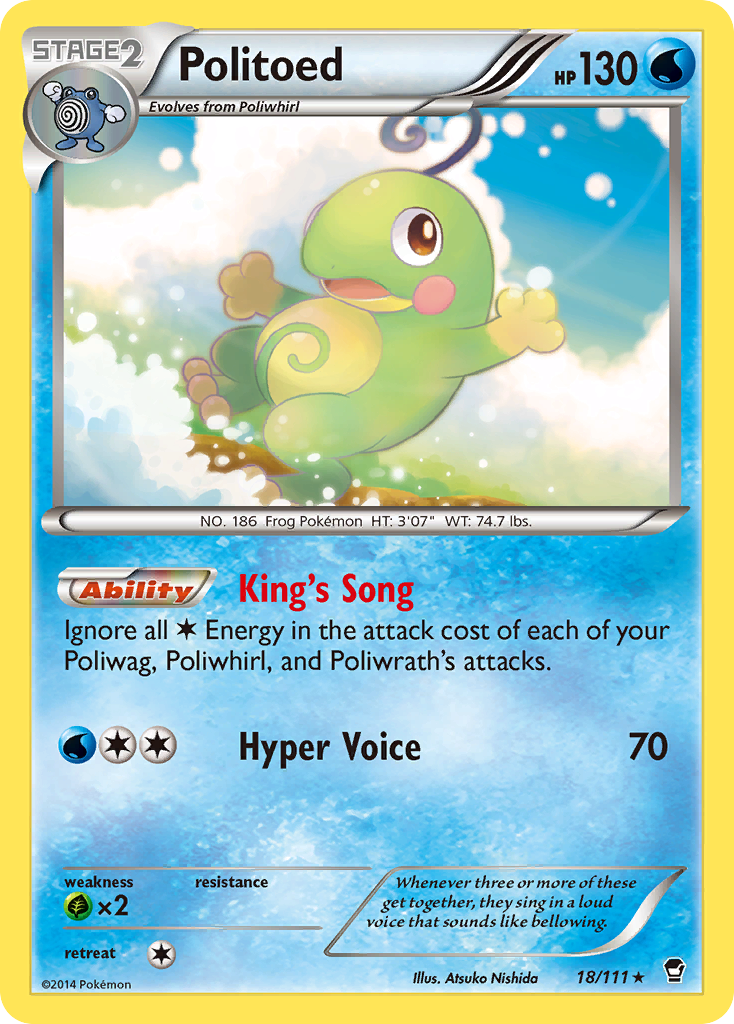 Politoed — Furious Fists #018 / 111