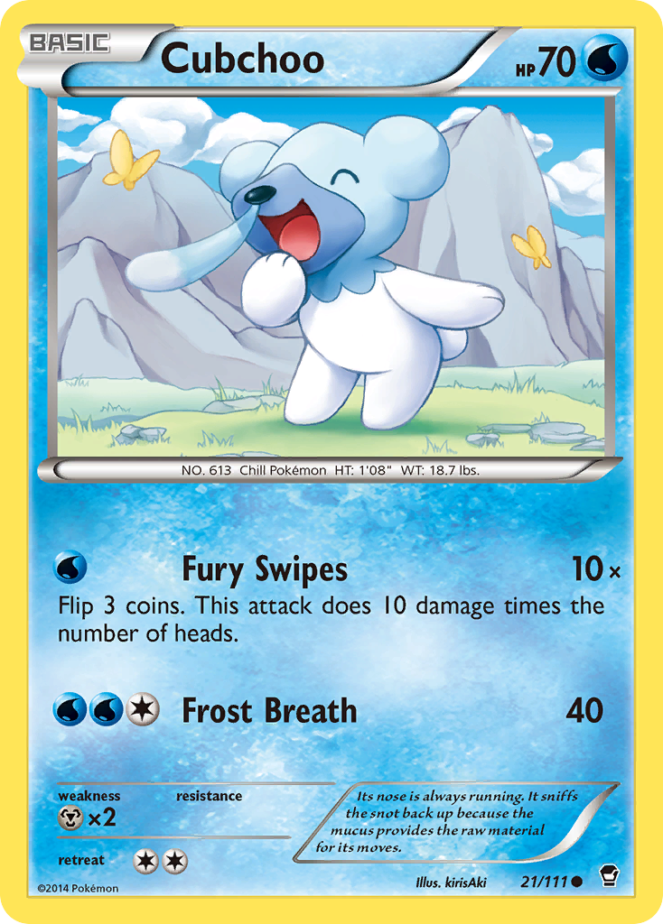 Cubchoo — Furious Fists #021 / 111