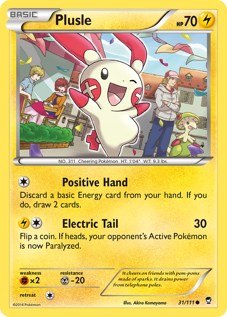Plusle — Furious Fists #031 / 111