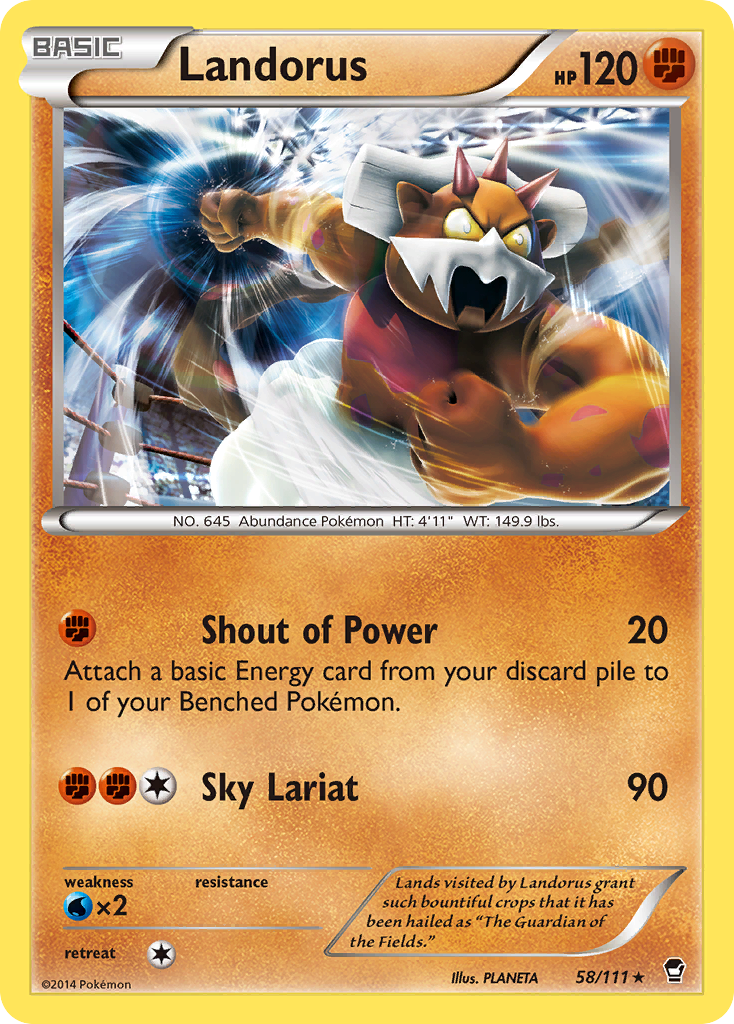 Landorus — Furious Fists #058 / 111
