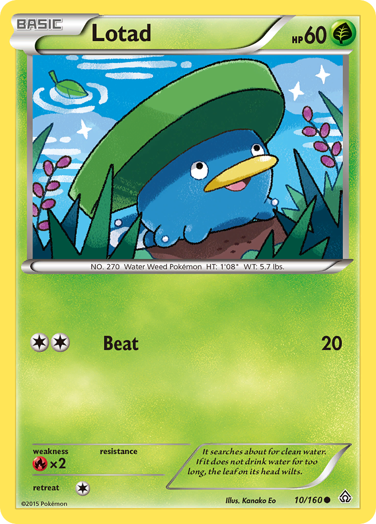 Lotad — Primal Clash #010 / 160