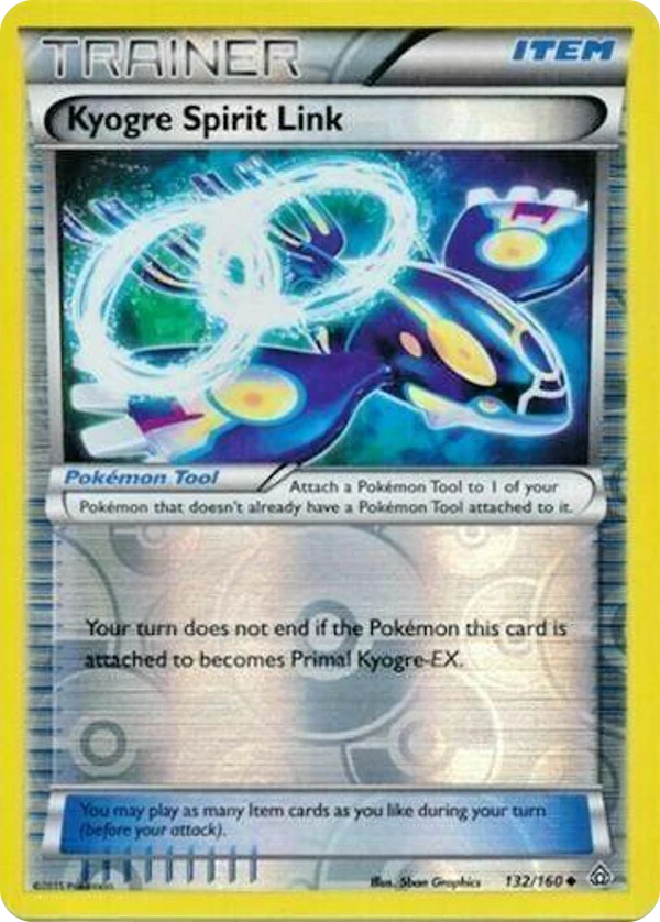 Kyogre Spirit Link — Primal Clash #132 / 160