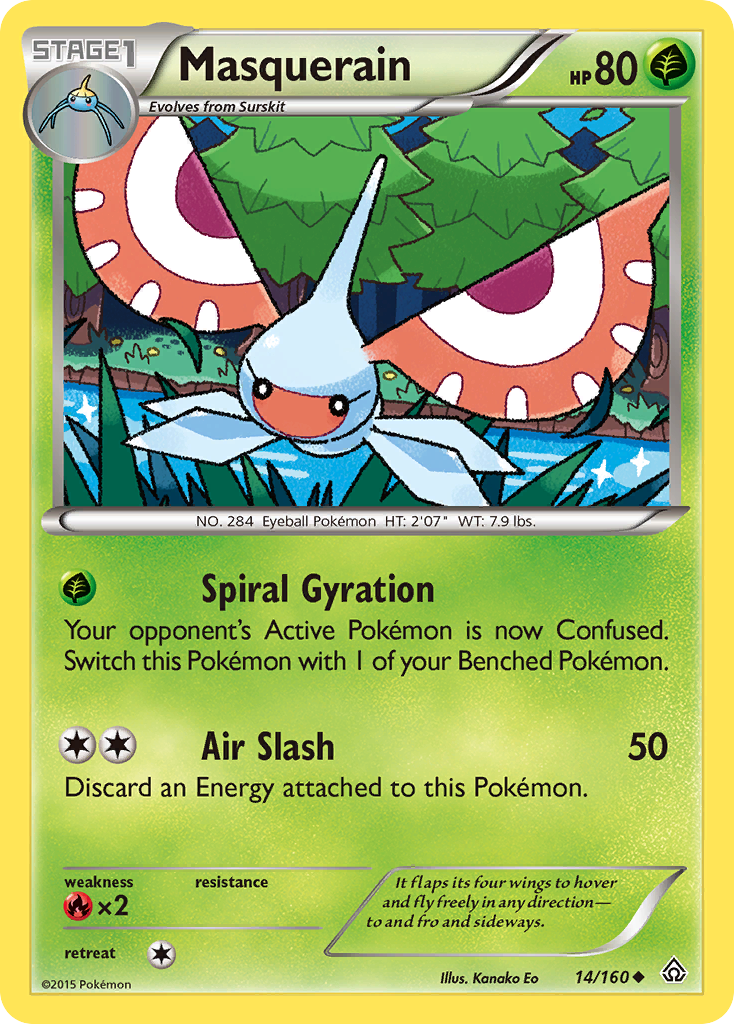 Masquerain — Primal Clash #014 / 160