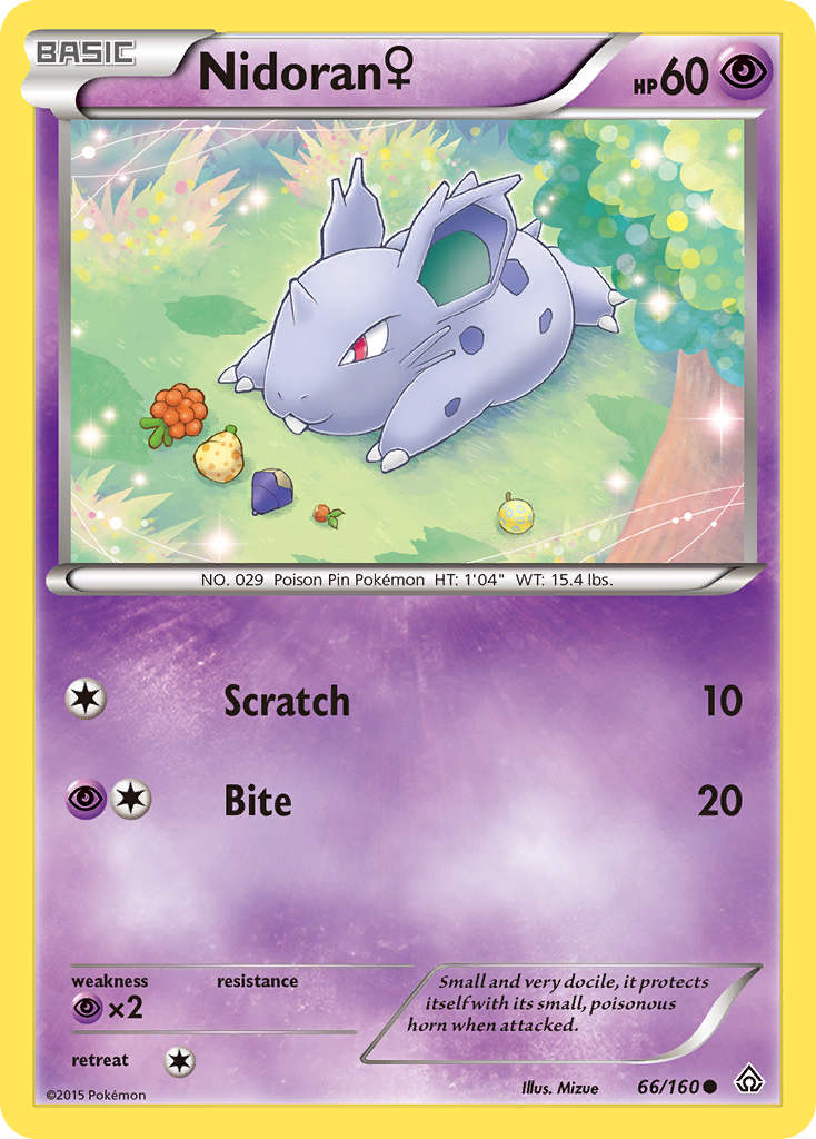Nidoran ♀ — Primal Clash #066 / 160