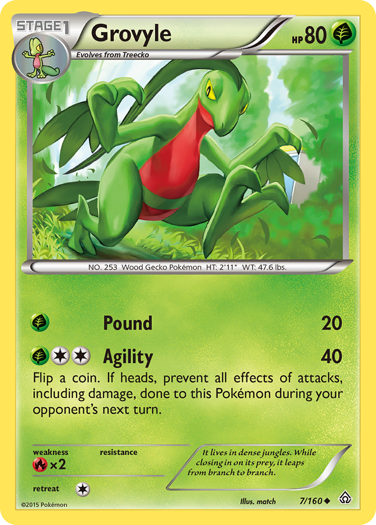 Grovyle — Primal Clash #007 / 160