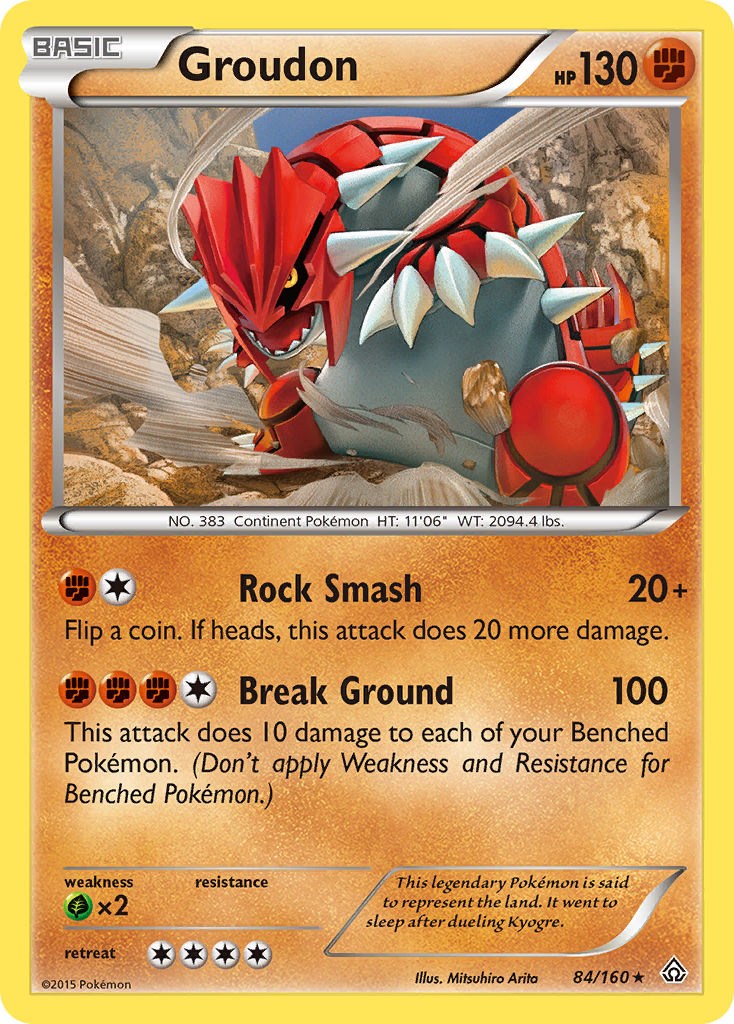 Groudon — Primal Clash #084 / 160