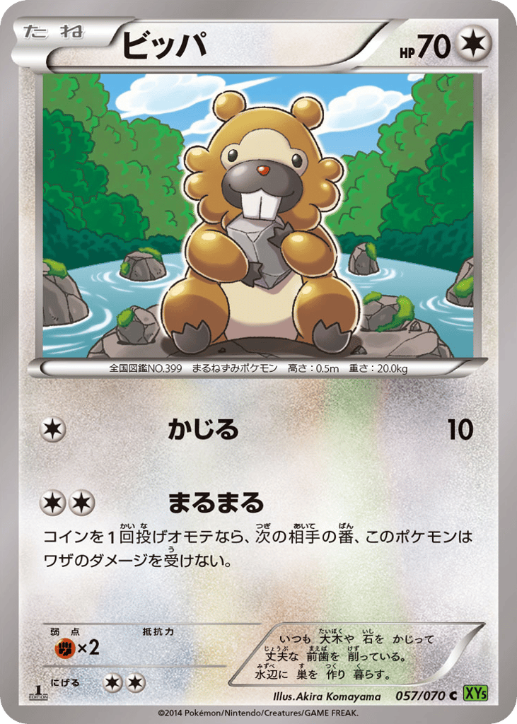Bidoof — Tidal Storm #057 / 70