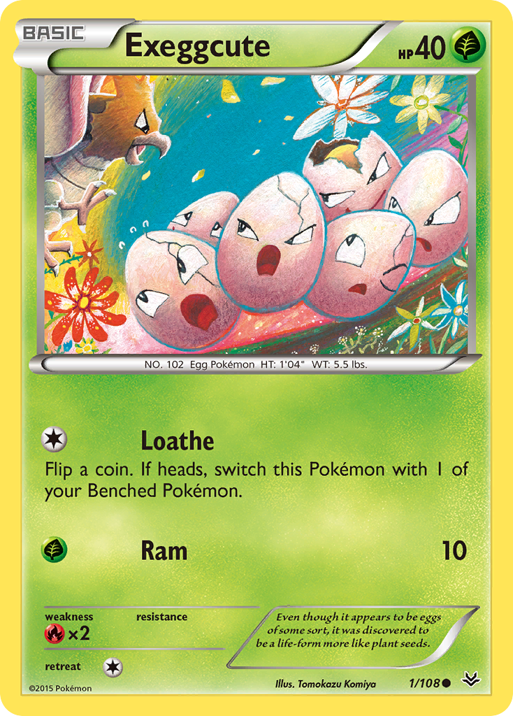 Exeggcute — Roaring Skies #001 / 108