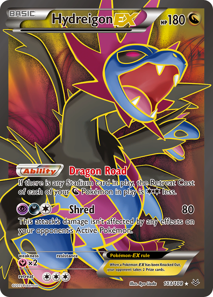 Hydreigon-EX — Roaring Skies #103 / 108