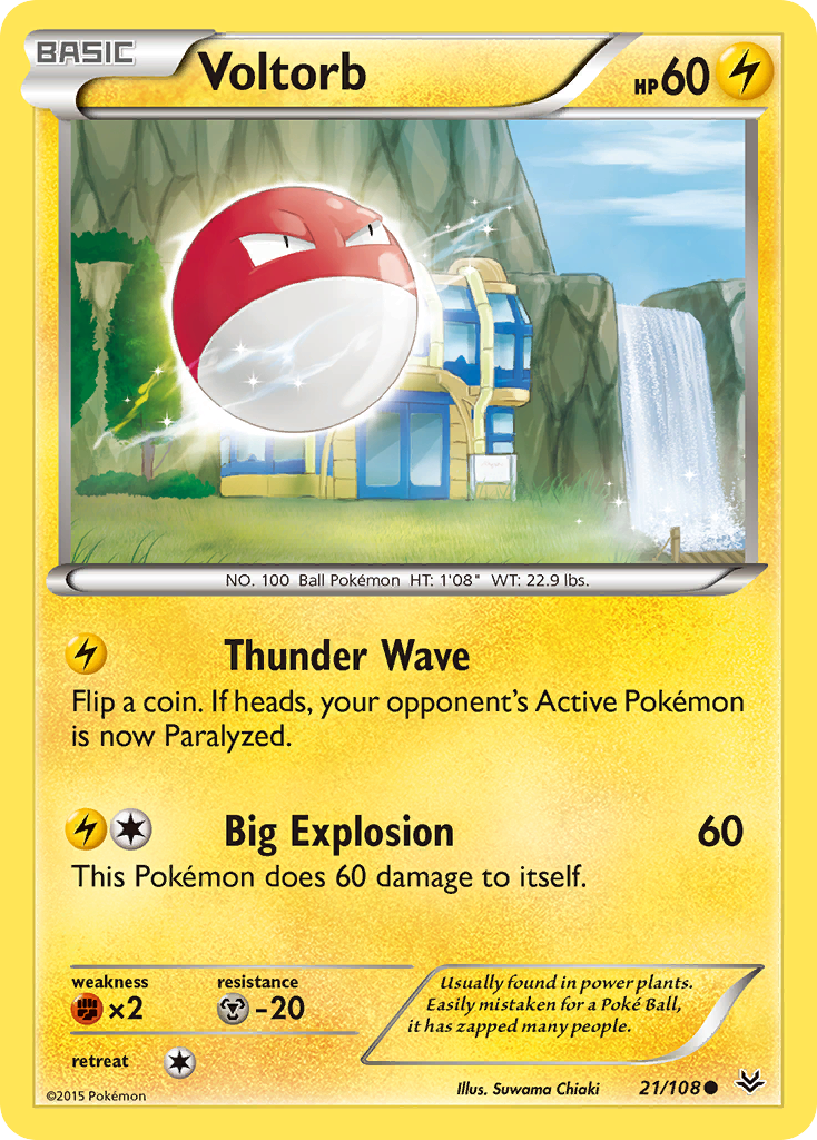 Voltorb — Roaring Skies #021 / 108