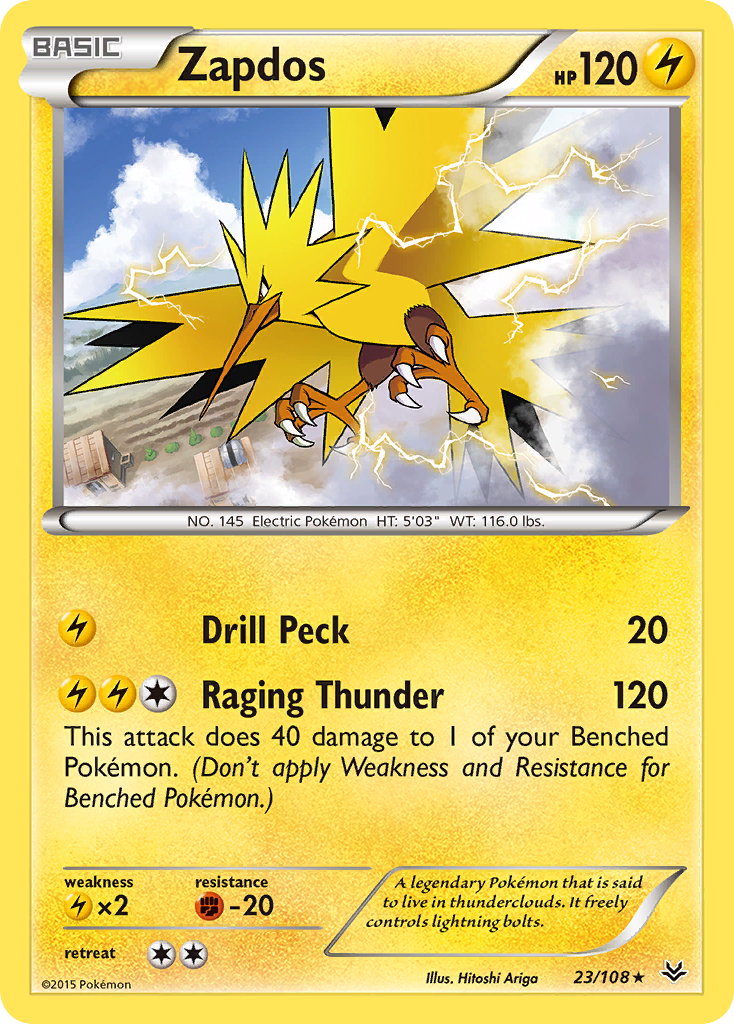 Zapdos — Roaring Skies #023 / 108