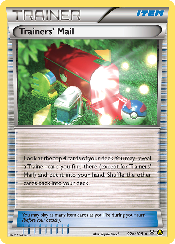Trainers' Mail — Roaring Skies #092 / 108