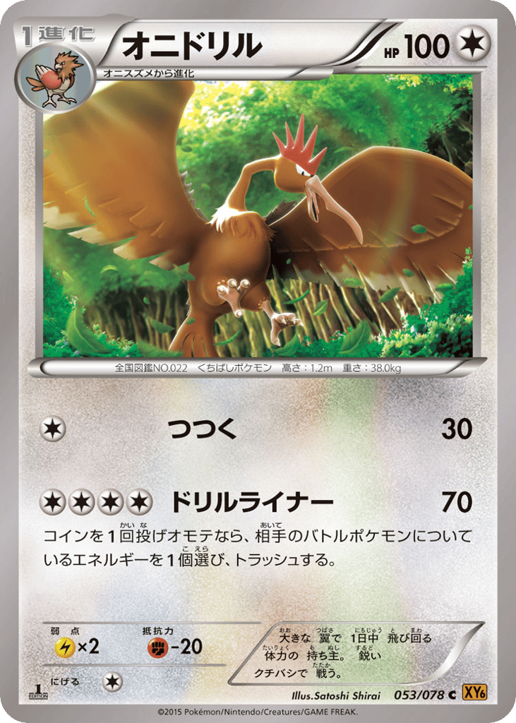 Fearow — Emerald Break #053 / 78
