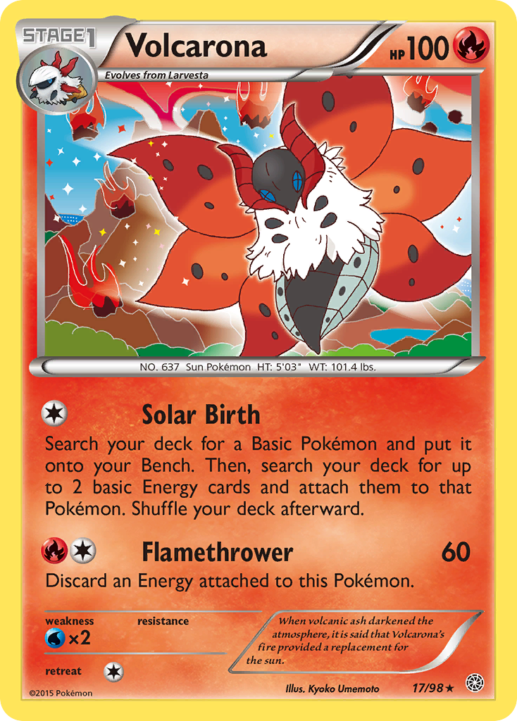 Volcarona — Ancient Origins #017 / 98