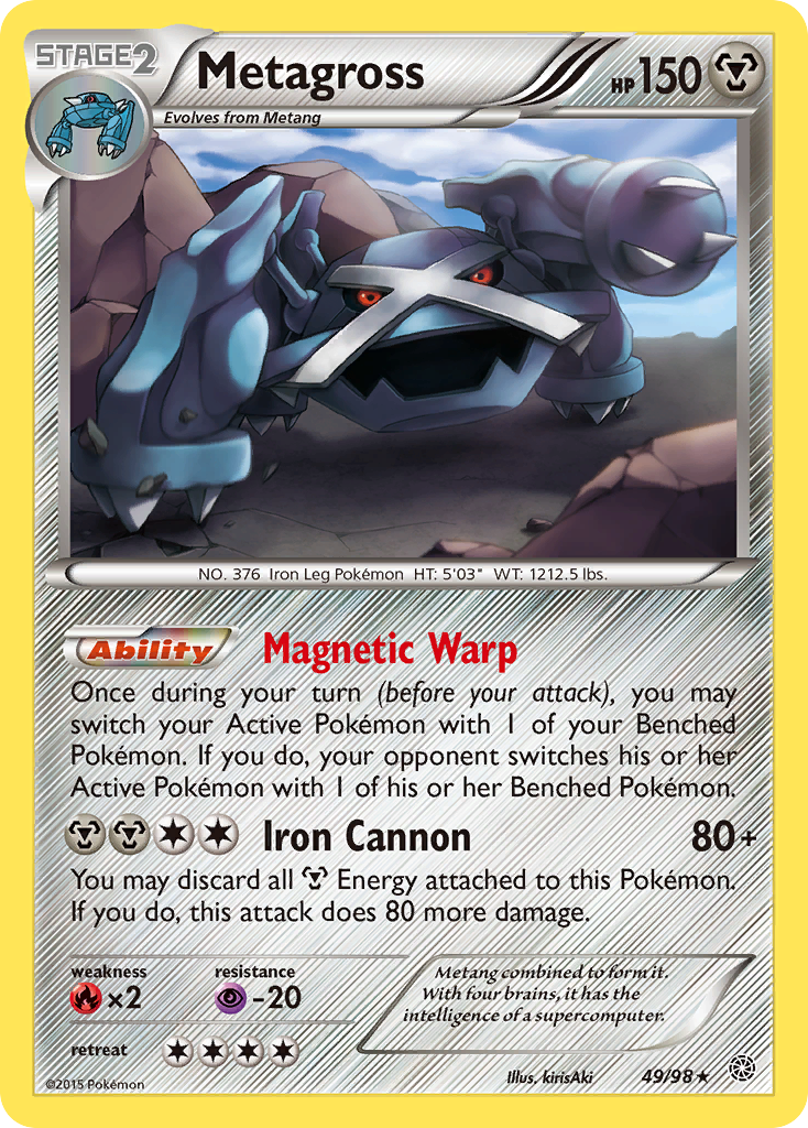 Metagross — Ancient Origins #049 / 98