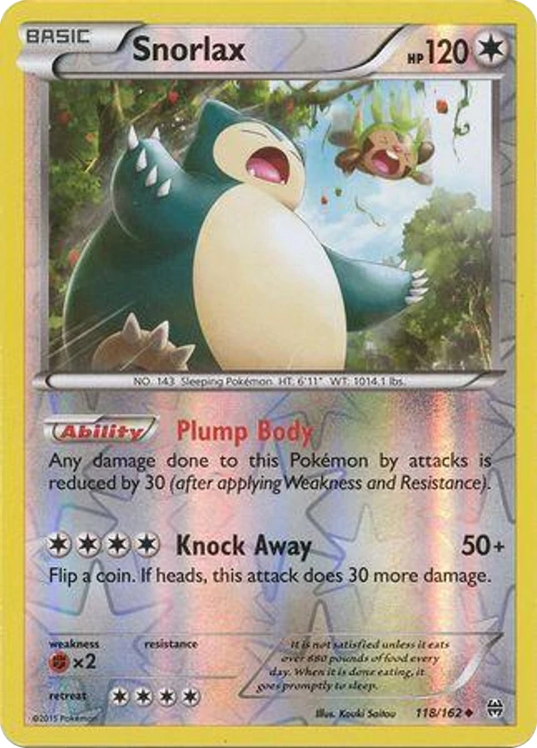 Snorlax — BREAKthrough #118 / 162