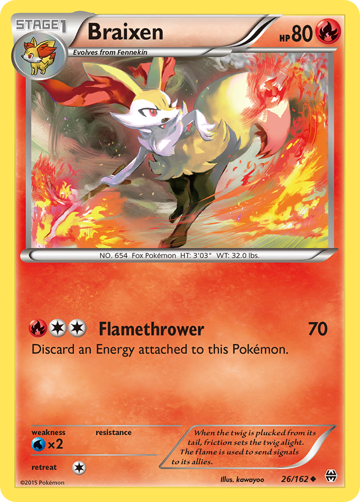 Braixen — BREAKthrough #026 / 162