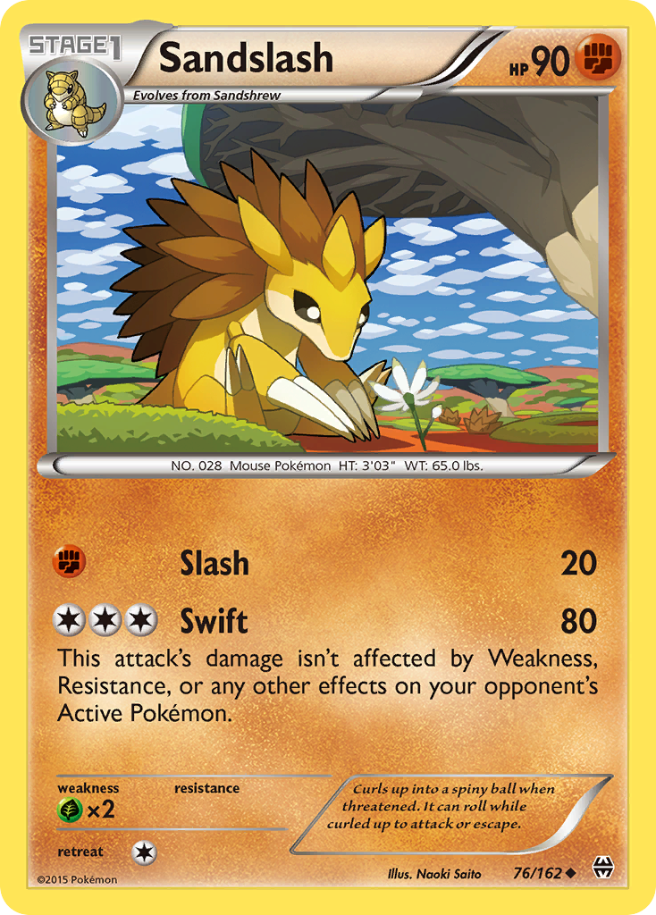Sandslash — BREAKthrough #076 / 162