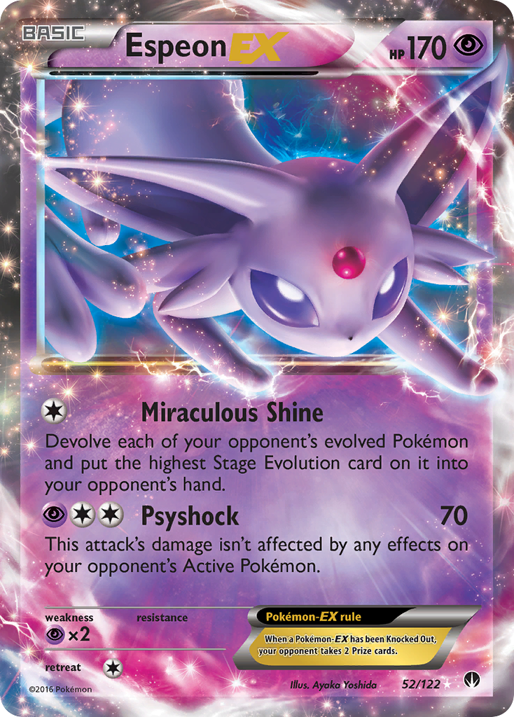 Espeon-EX — BREAKpoint #052 / 122