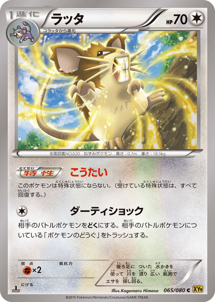 Raticate — Rage of the Broken Heavens #065 / 80