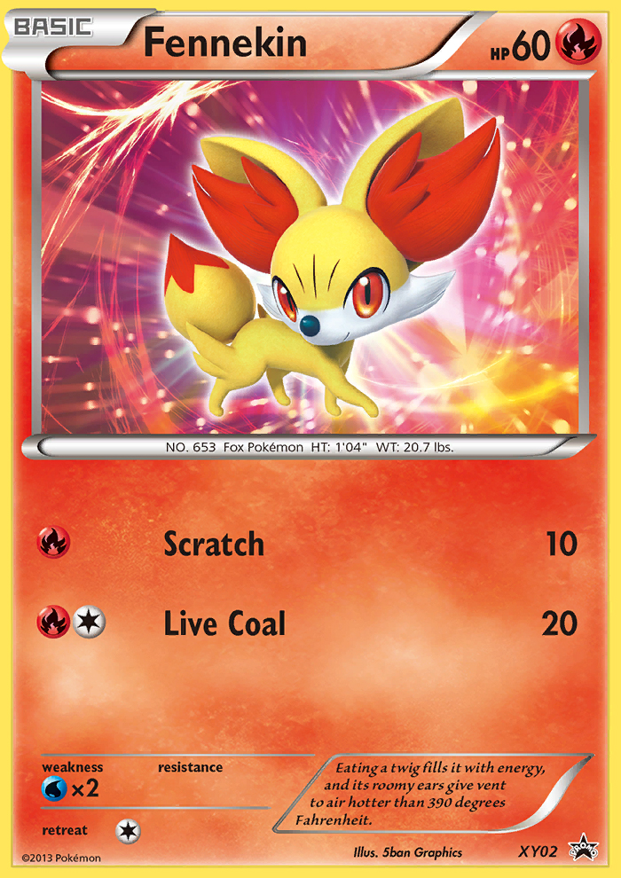 Fennekin — XY Black Star Promos #002 / 211