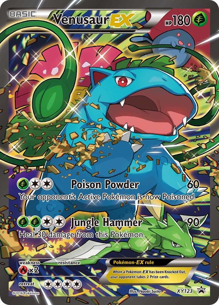 Venusaur-EX — XY Black Star Promos #123 / 211