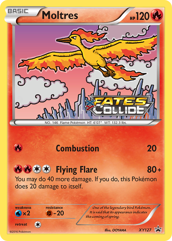 Moltres — XY Black Star Promos #127 / 211