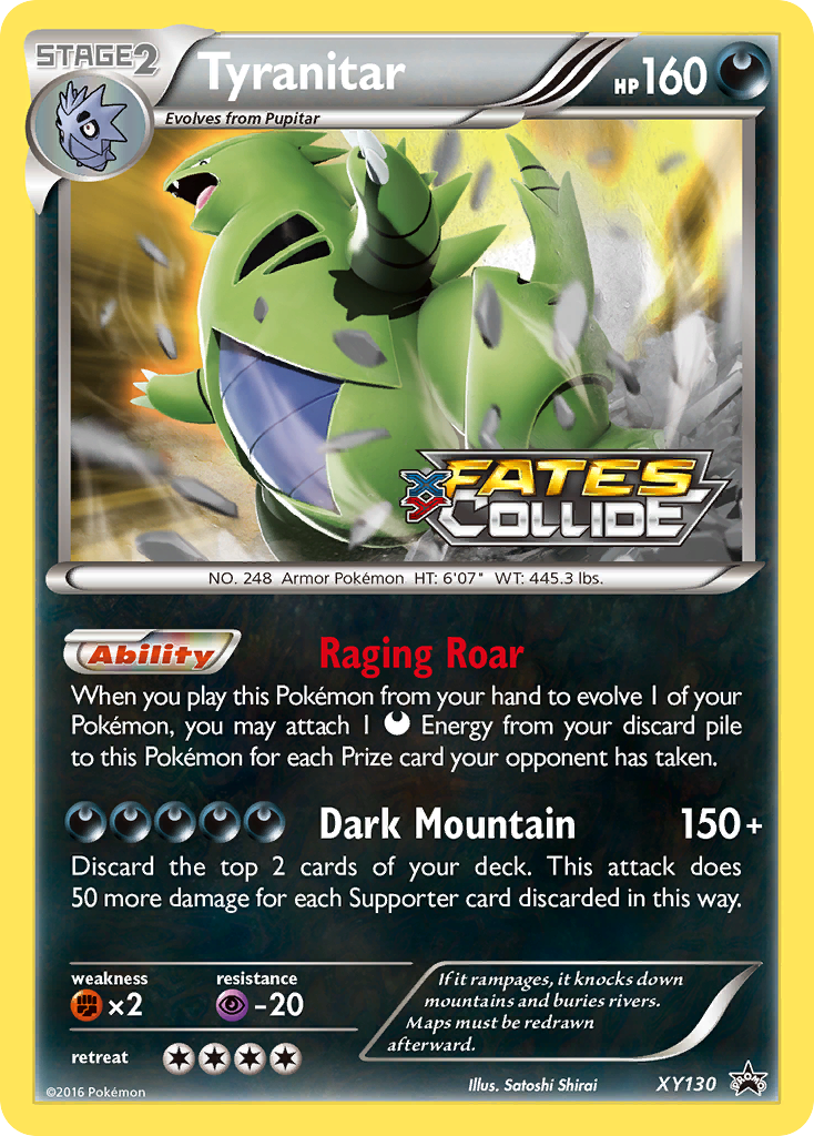 Tyranitar — XY Black Star Promos #130 / 211