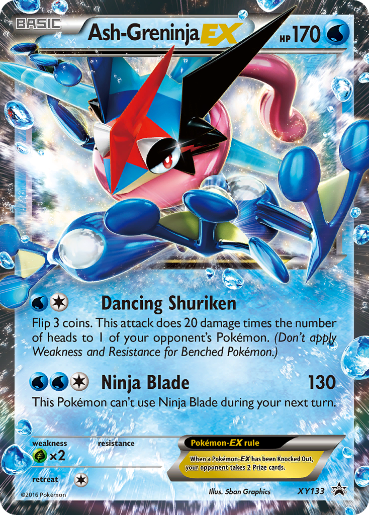 Ash-Greninja-EX — XY Black Star Promos #133 / 211