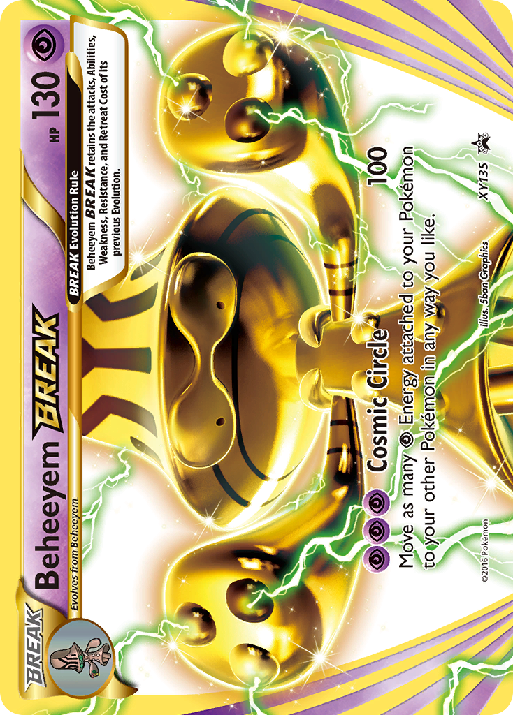 Beheeyem BREAK — XY Black Star Promos #135 / 211