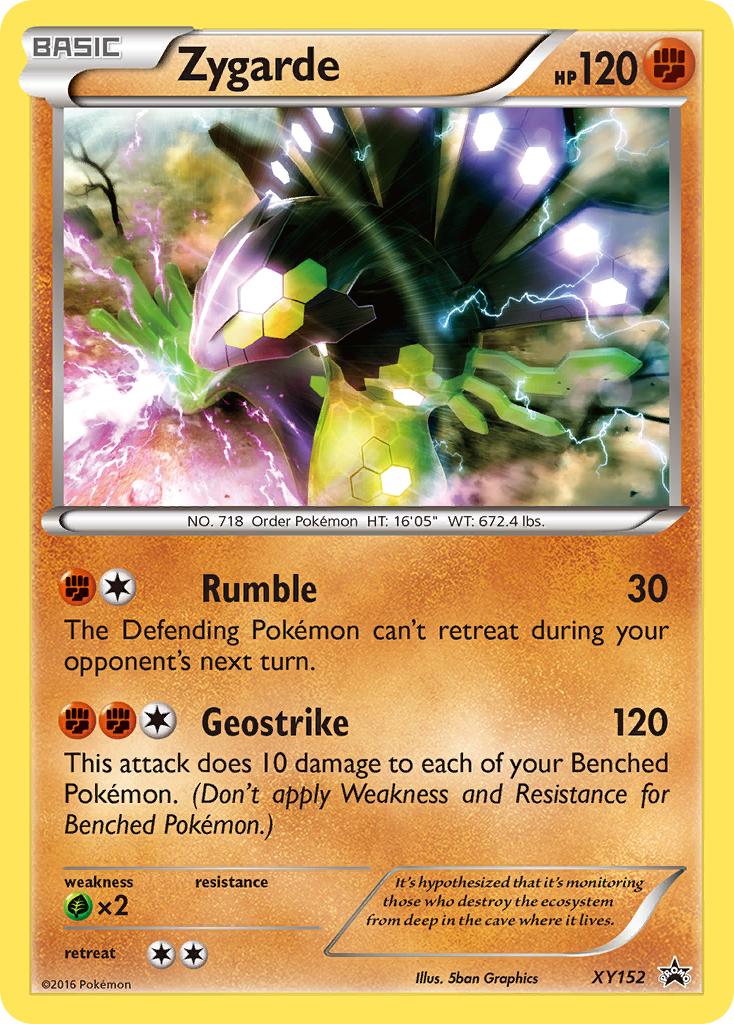 Zygarde — XY Black Star Promos #152 / 211