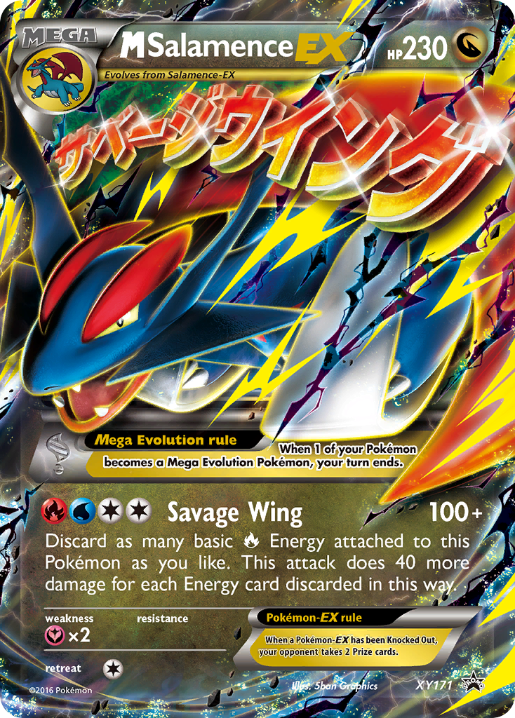 M Salamence-EX — XY Black Star Promos #171 / 211