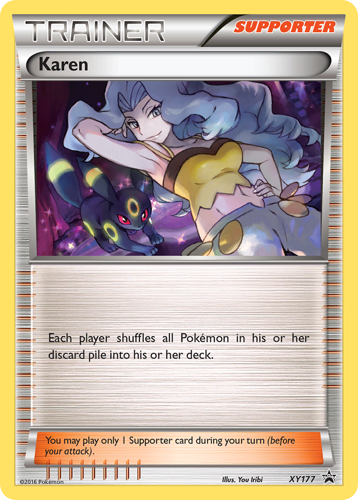 Karen — XY Black Star Promos #177 / 211