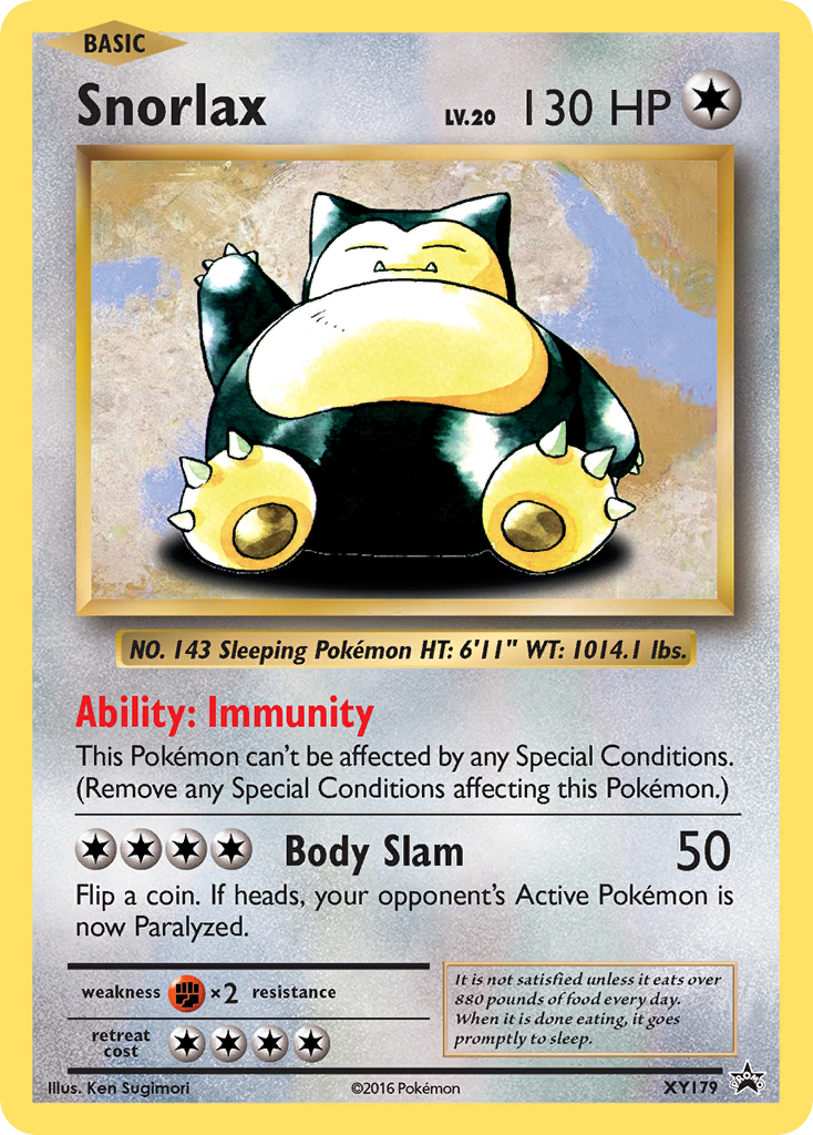 Snorlax — XY Black Star Promos #179 / 211