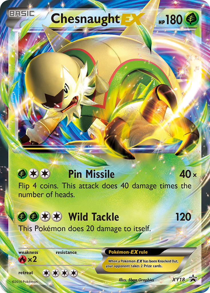 Chesnaught-EX — XY Black Star Promos #018 / 211
