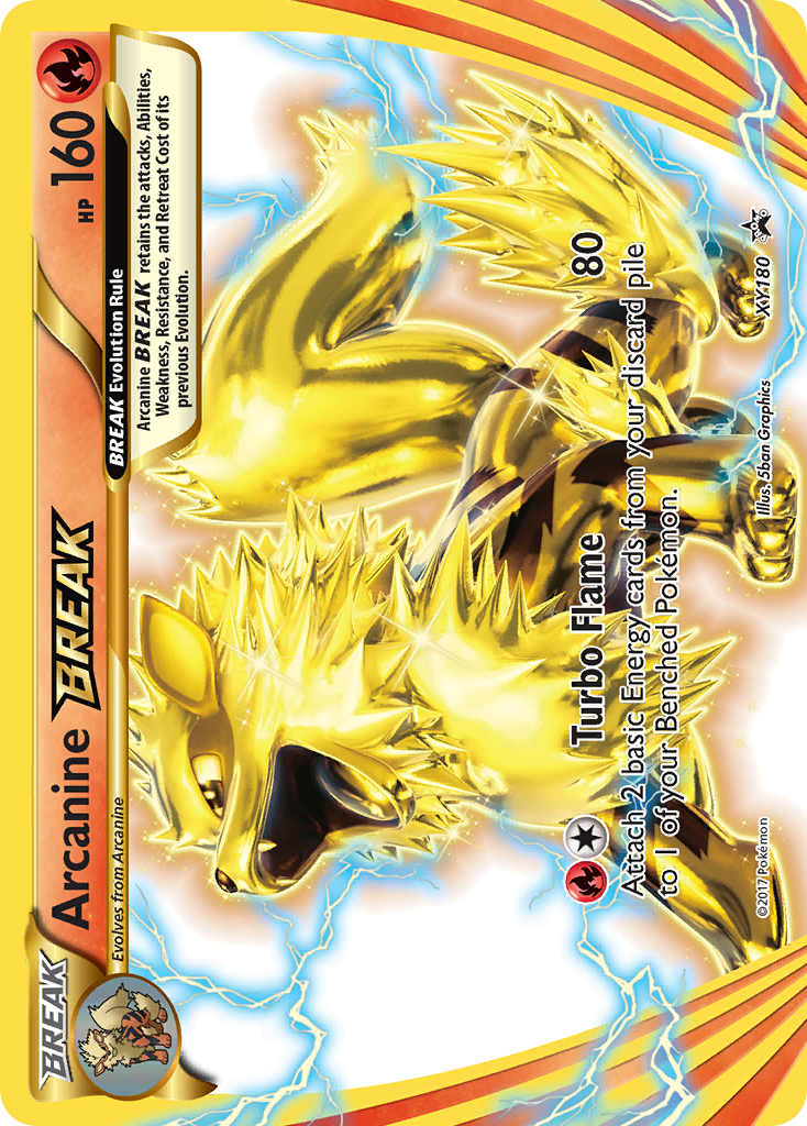 Arcanine BREAK — XY Black Star Promos #180 / 211