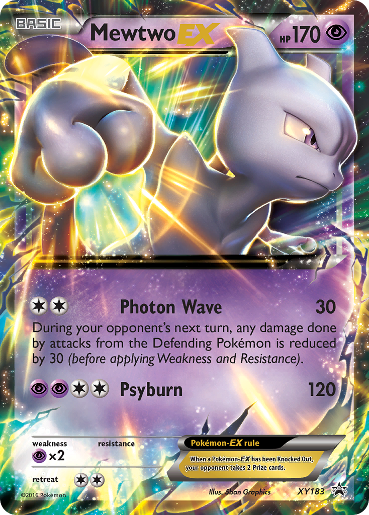 Mewtwo-EX — XY Black Star Promos #183 / 211