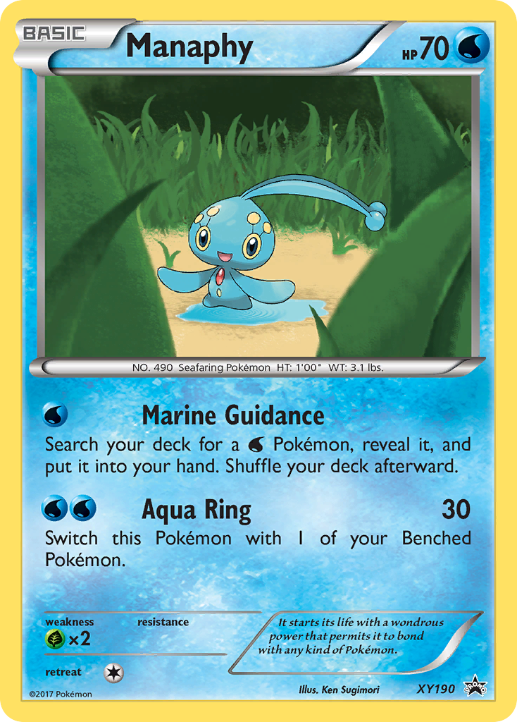 Manaphy — XY Black Star Promos #190 / 211