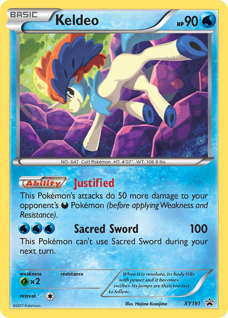 Keldeo — XY Black Star Promos #191 / 211