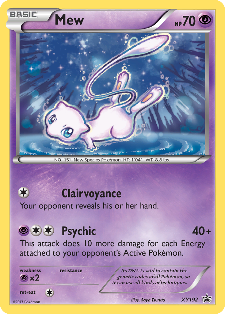 Mew — XY Black Star Promos #192 / 211