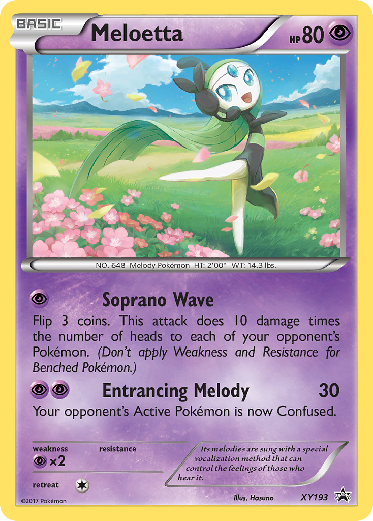 Meloetta — XY Black Star Promos #193 / 211