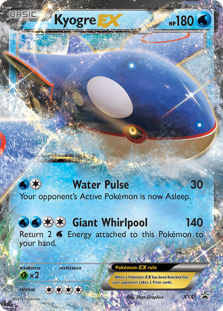 Kyogre-EX — XY Black Star Promos #041 / 211