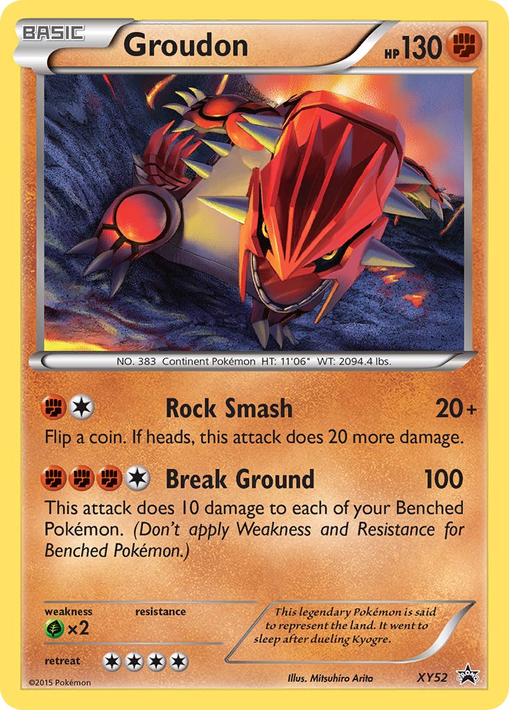 Groudon — XY Black Star Promos #052 / 211