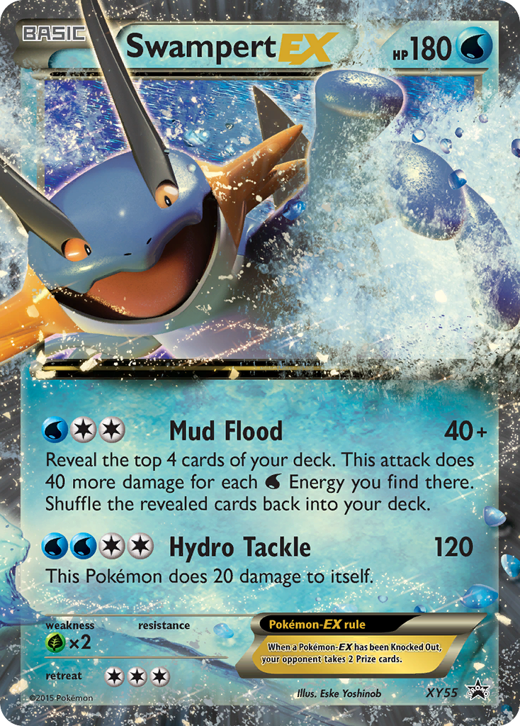 Swampert-EX — XY Black Star Promos #055 / 211