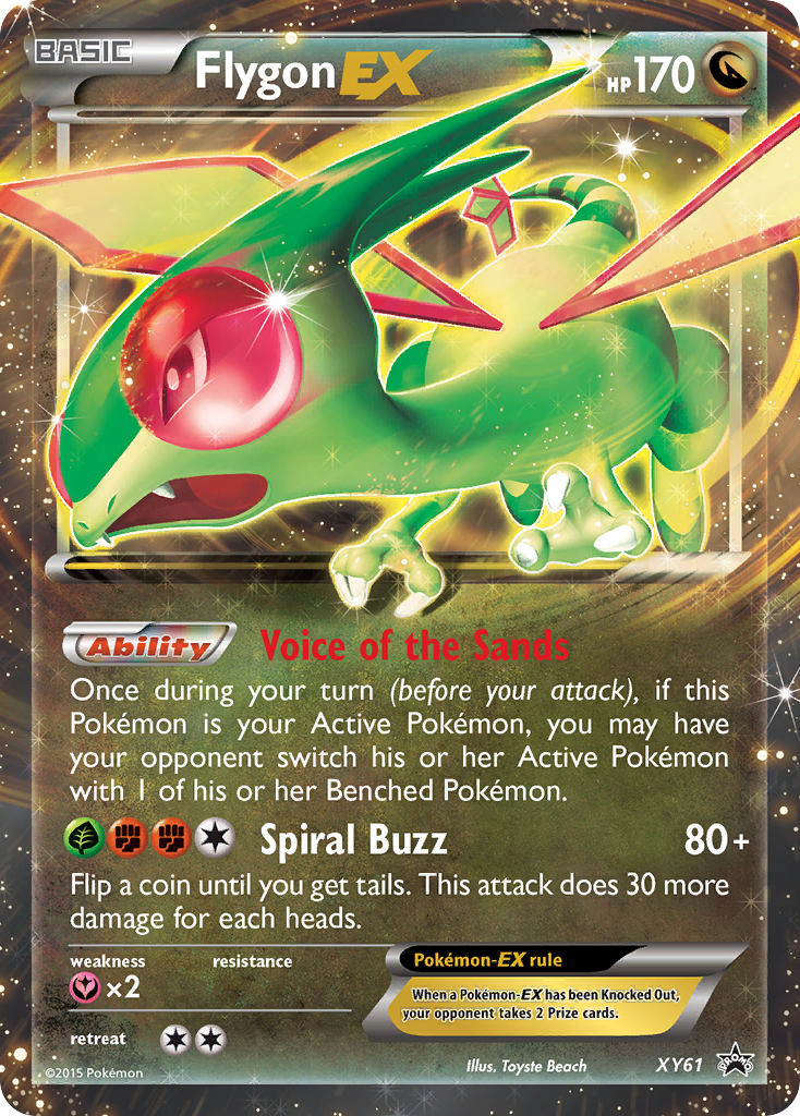 Flygon-EX — XY Black Star Promos #061 / 211