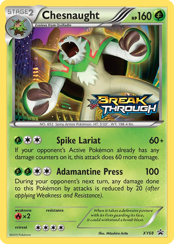 Chesnaught — XY Black Star Promos #068 / 211