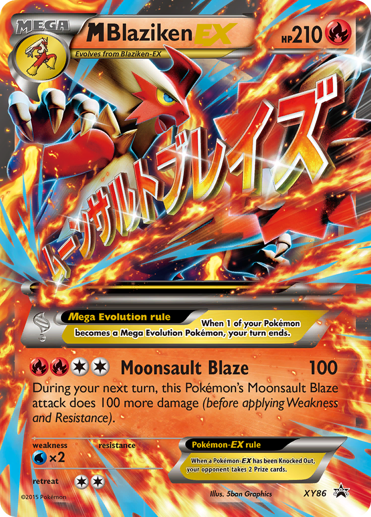 M Blaziken-EX — XY Black Star Promos #086 / 211