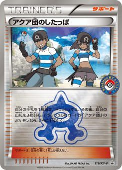 Team Aqua Grunt - 119/XY-P