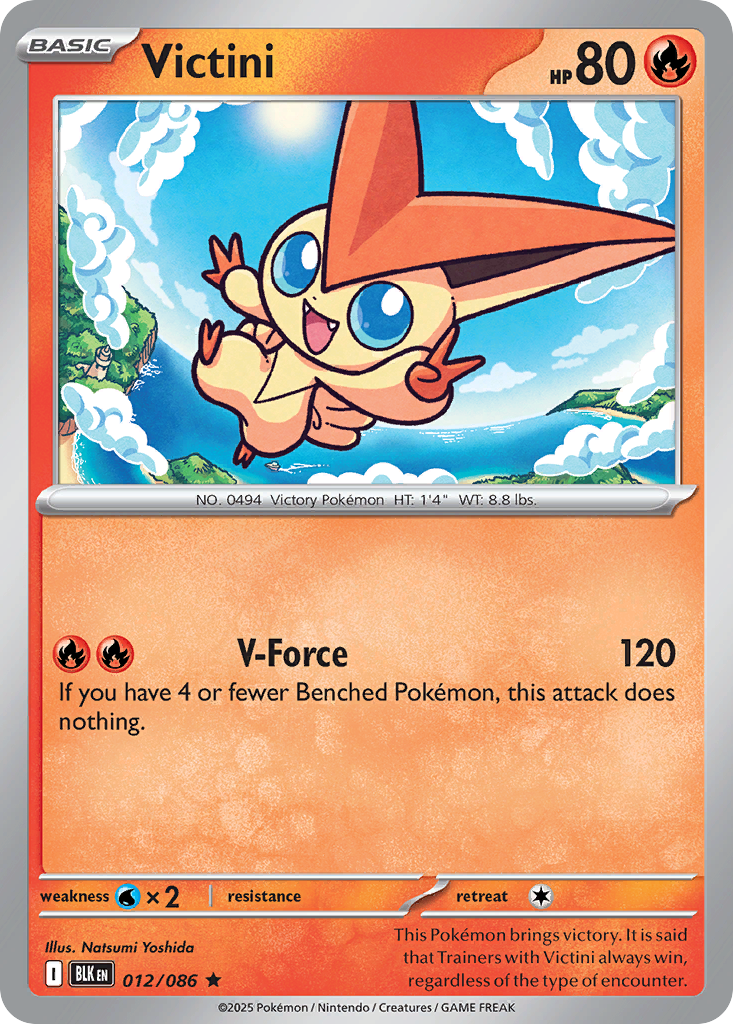 Victini — Black Bolt #012 / 86